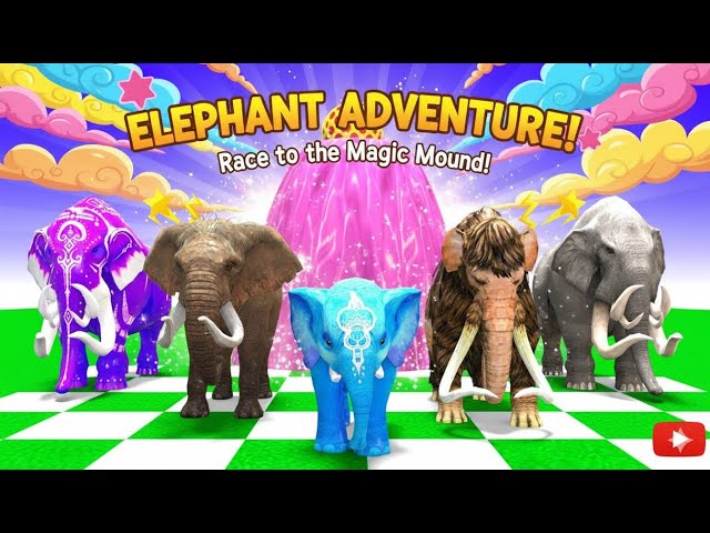 Video thumbnail for Long Slide Game With Cow Elephant Gorilla Hippopotamus Tiger 3d Animal Game Funny 3d Animals 1