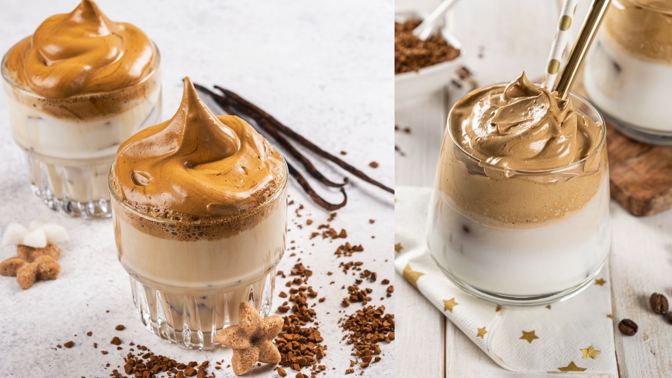 'Video thumbnail for Easy Recipe for Dalgona Coffee (Whipped Coffee) at Home'