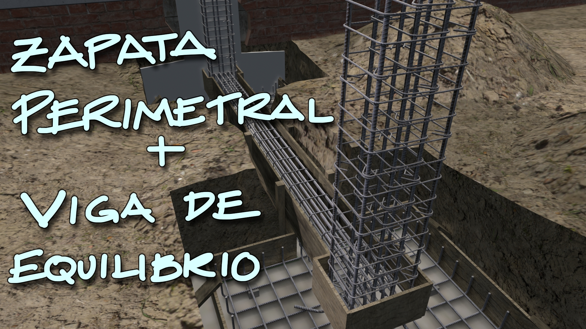 'Video thumbnail for Proceso Constructivo - Zapata perimetral con viga de equilibrio'