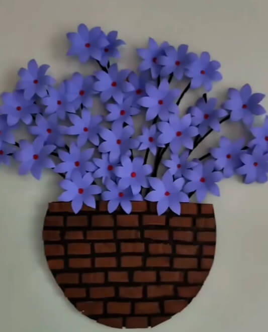 Video thumbnail for DIY Paper Flower Showpiece with Card Board