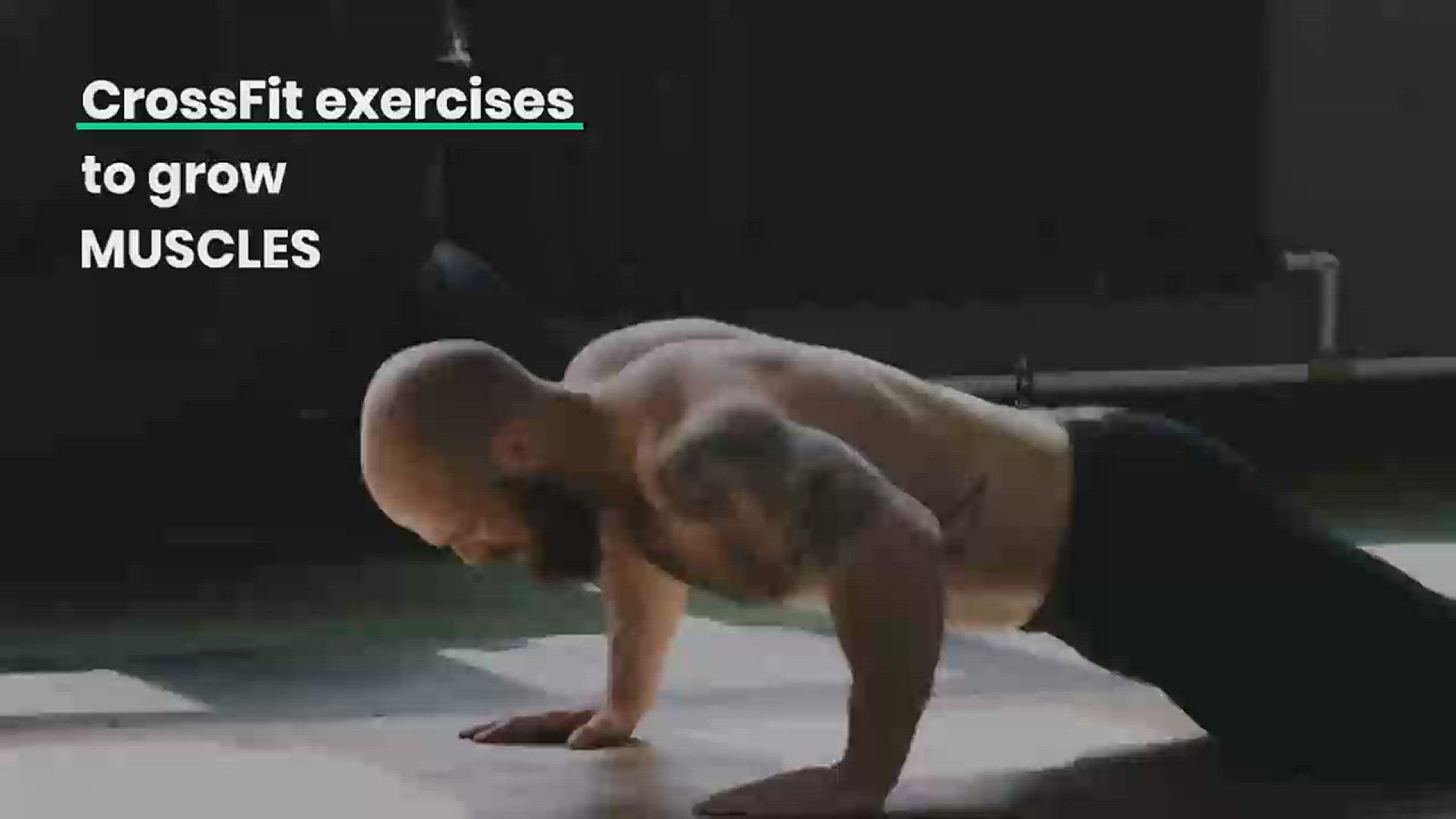 'Video thumbnail for CrossFit exercises to grow muscles'