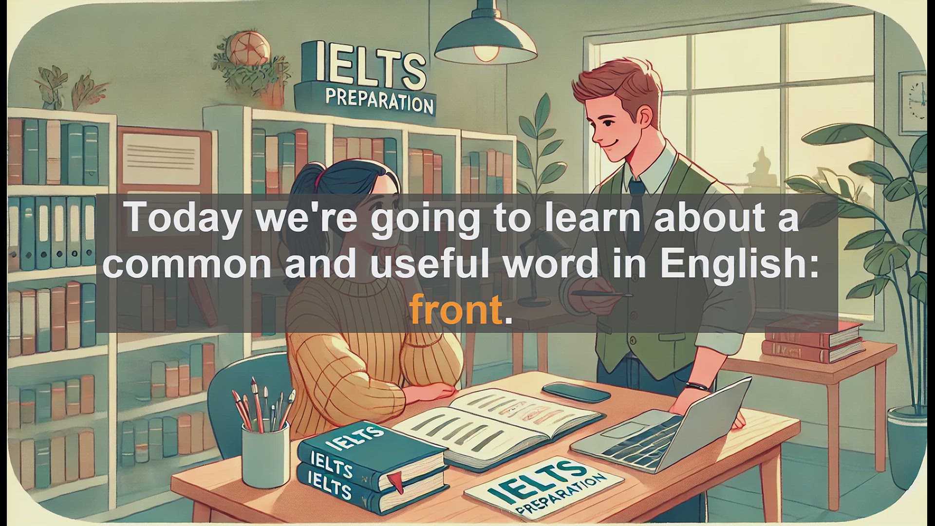 'Video thumbnail for 2500 Must Know IELTS 5.5 Vocabulary - Understanding the Word 'Front' in English'