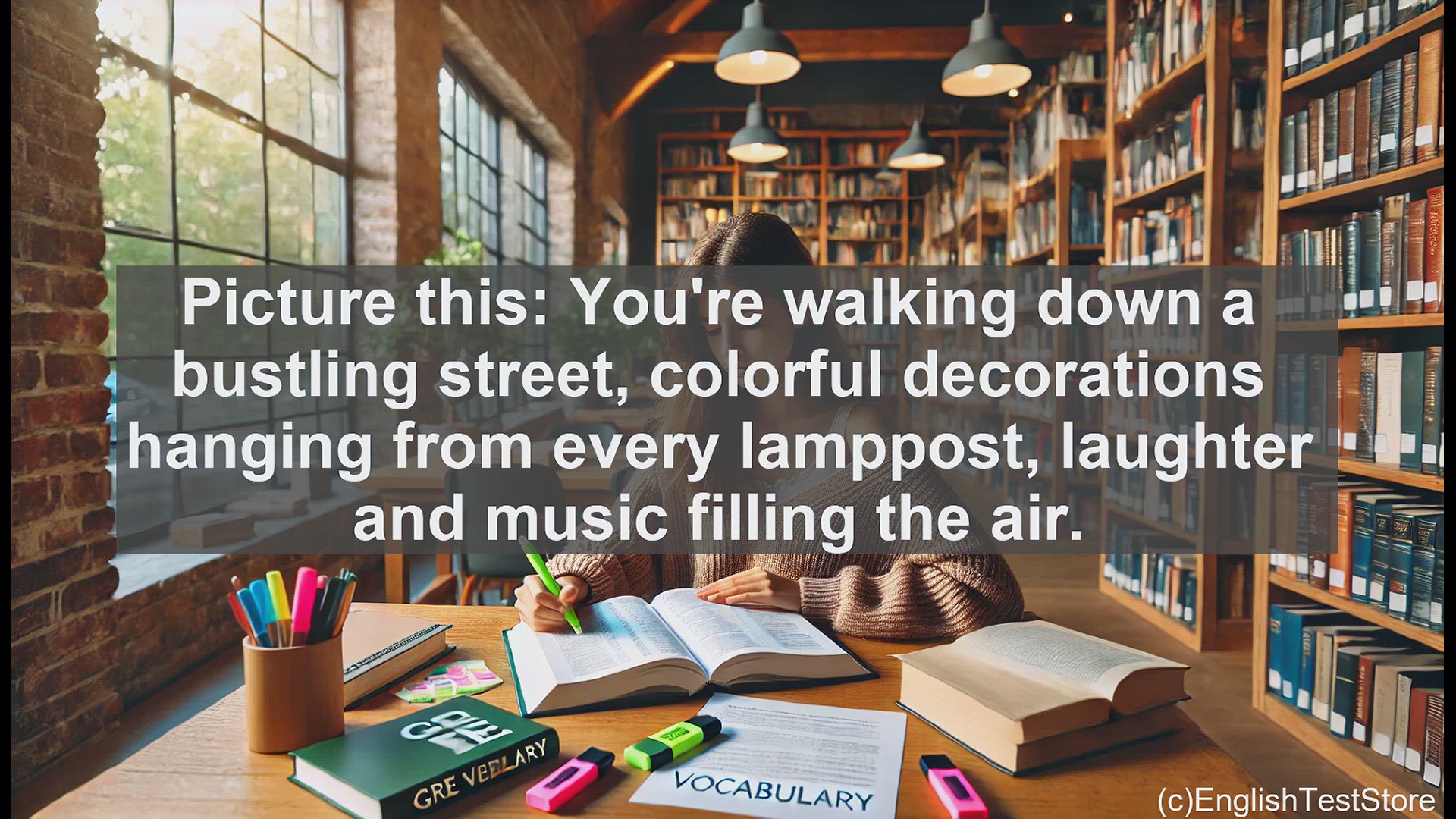 'Video thumbnail for GRE Vocabulary Lesson: Exploring the Vibrant Vocabulary of 'Festive''