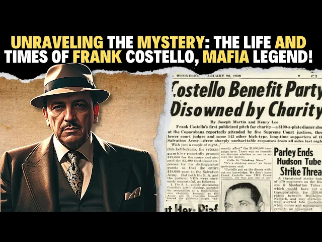 'Video thumbnail for Unraveling the Mystery: The Life and Times of Frank Costello, Mafia Legend!'