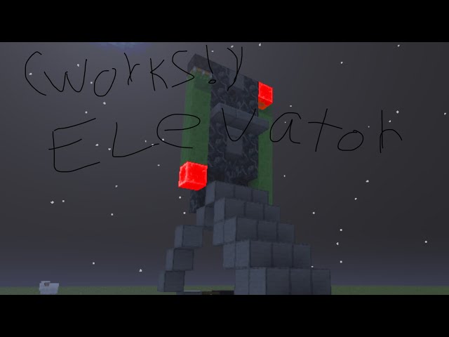 Video thumbnail for I BUILT A ELEVATOR IN Minecraft: Bedrock Edition!