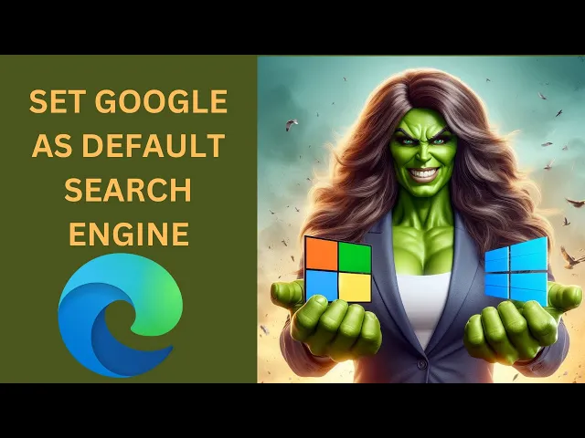 'Video thumbnail for How to Set Google as Your Default Search Engine on Microsoft Edge on Windows 11 or 10?'