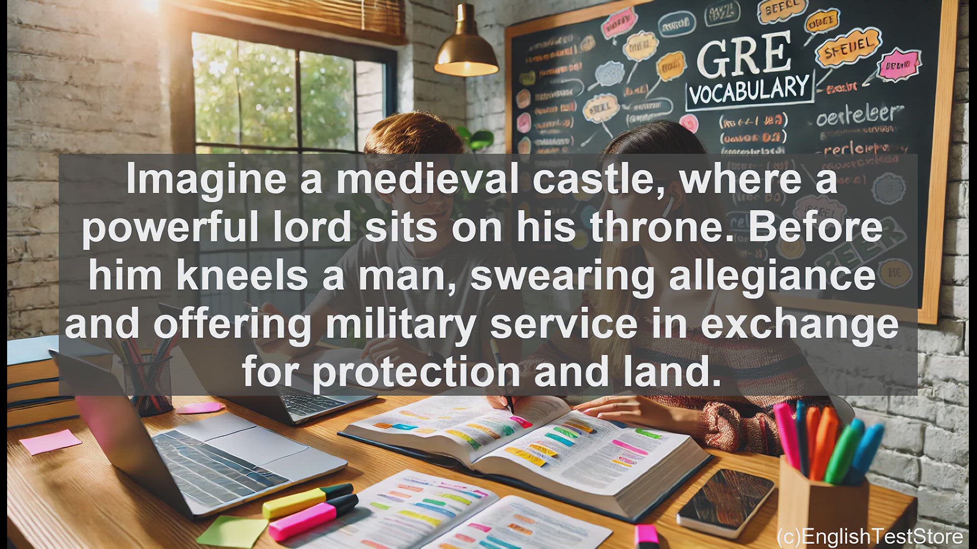 'Video thumbnail for GRE Vocabulary Lesson: The Feudal Vassal - Exploring a Medieval Power Relationship'