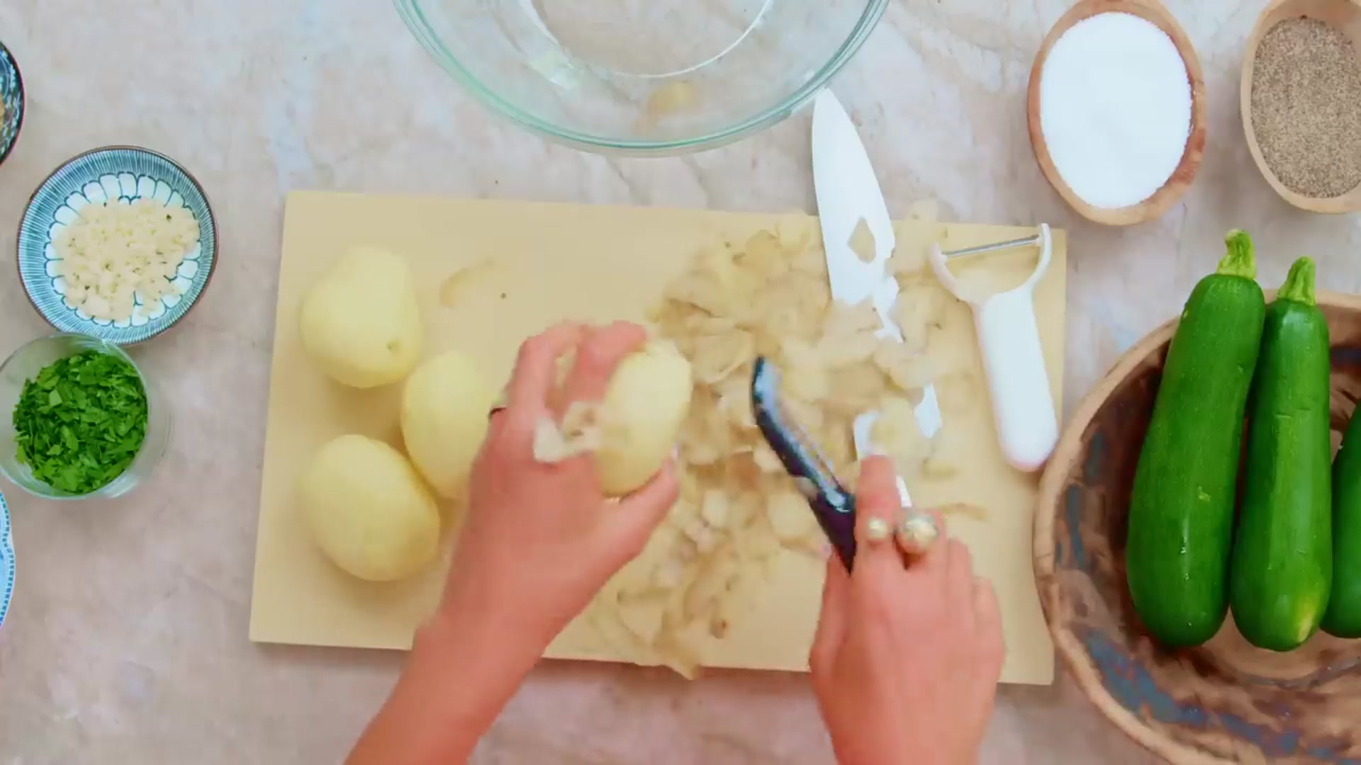 Video thumbnail for Greek BRIAM ¦ Greek Vegan Recipe with Zucchini and Potatoes (Roasted Vegetables Recipe) (720p 24fps)