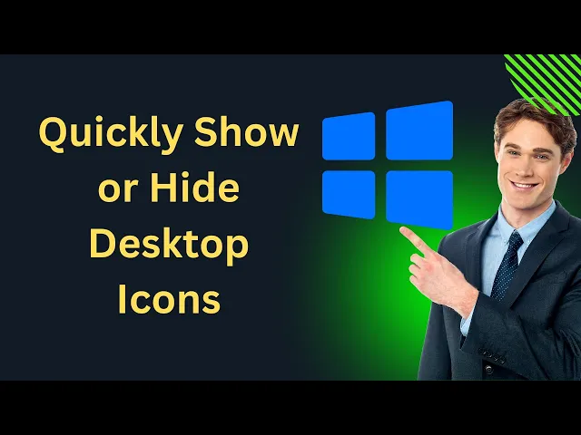 'Video thumbnail for How to Quickly Show or Hide Desktop Icons on Windows 10 | GearUpWindows Tutorial'