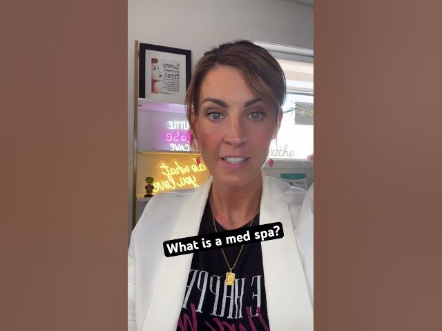 Video thumbnail for What is a med spa? #confidencestudio
