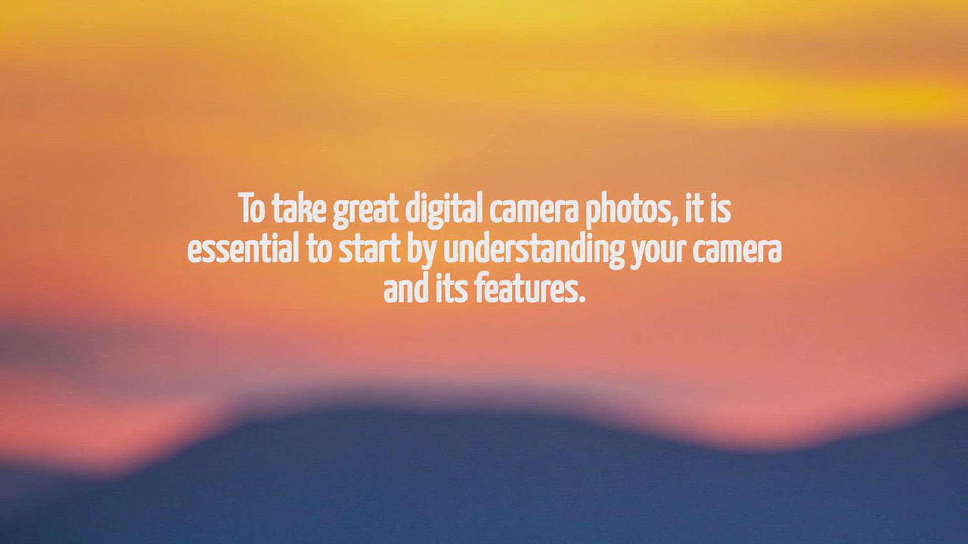 Video thumbnail for How To Take Great Digital Camera Photos