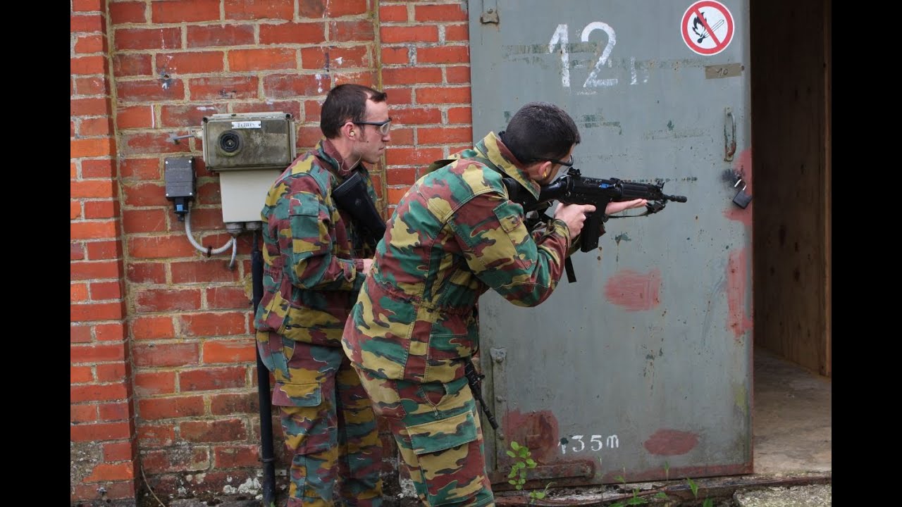 'Video thumbnail for Interdepartmental Forum Tactics and Techniques Belgian army police Arlon training camp Belgium'