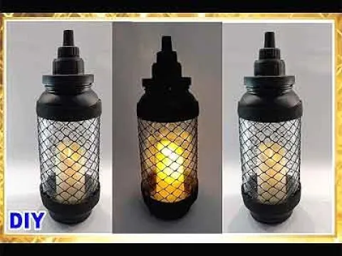 'Video thumbnail for Como fazer: Abajur, Lanterna, Luminaria para usar com velas'