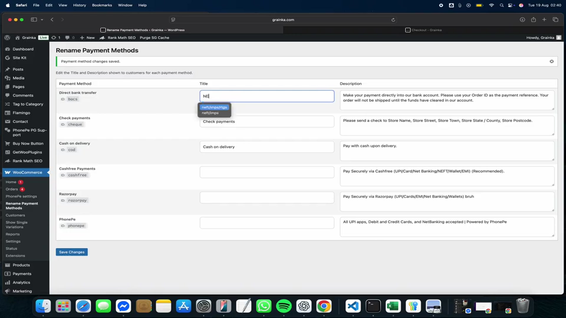 Video thumbnail for Edit Title/Description of Any Payment Method in WooCommerce