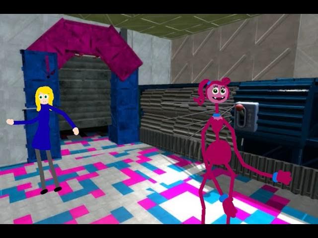 Video thumbnail for Poppy playtime chapter 2 the musical  Destroy mommy long legs in the grinding machine