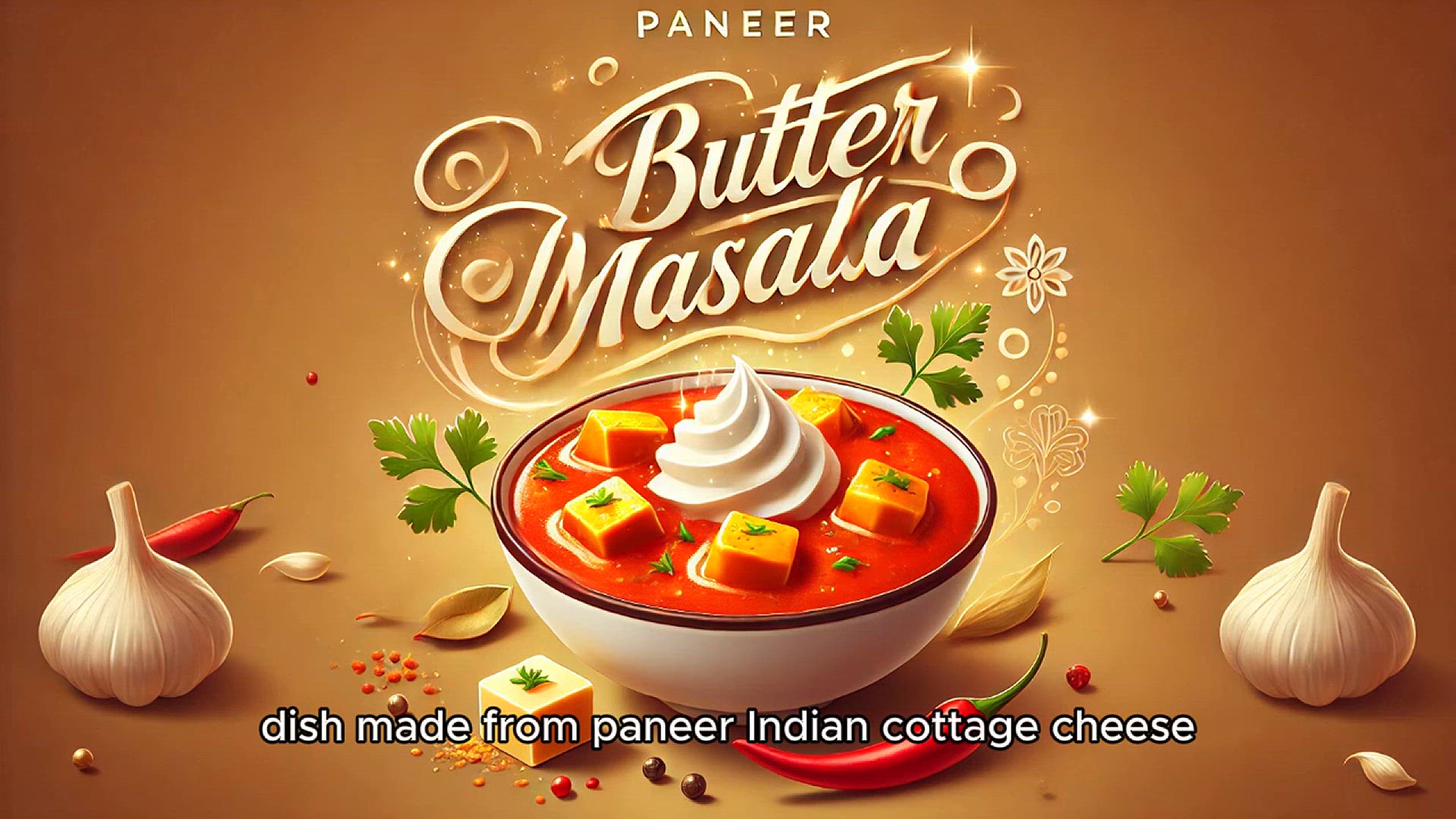 Video thumbnail for Paneer Butter Masala