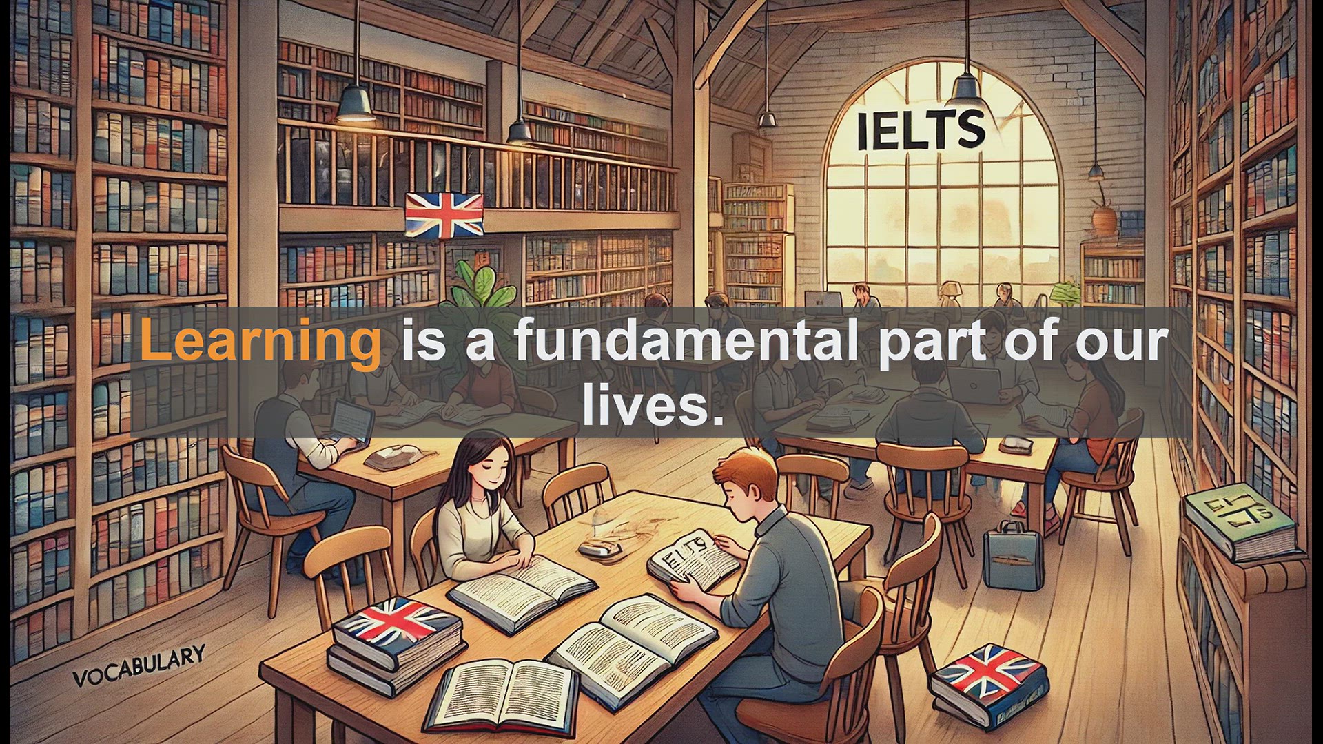'Video thumbnail for 2500 Must Know IELTS 5.5 Vocabulary - Understanding 'Learning': Key Uses for IELTS Success'