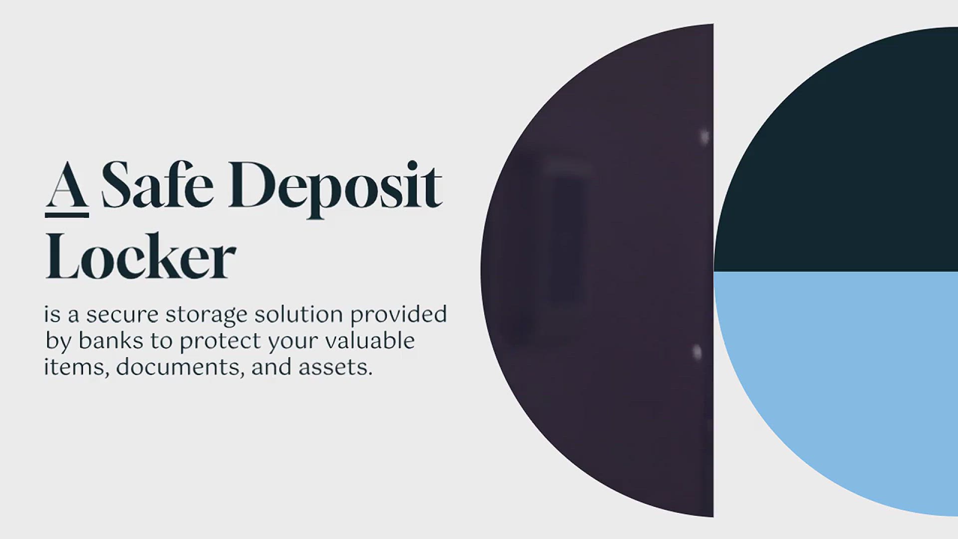 'Video thumbnail for Why Do You Need A Safe Deposit Locker?'