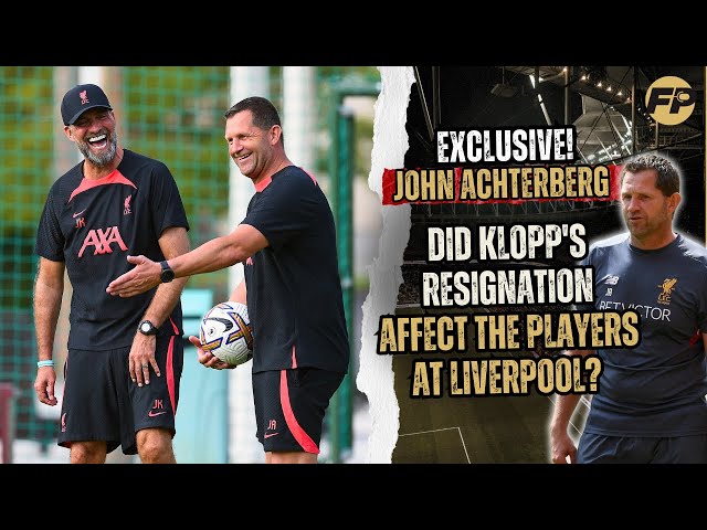 'Video thumbnail for John Achterberg: Did Jurgen Klopp's resignation affect Liverpool's title push in 2023/24?'