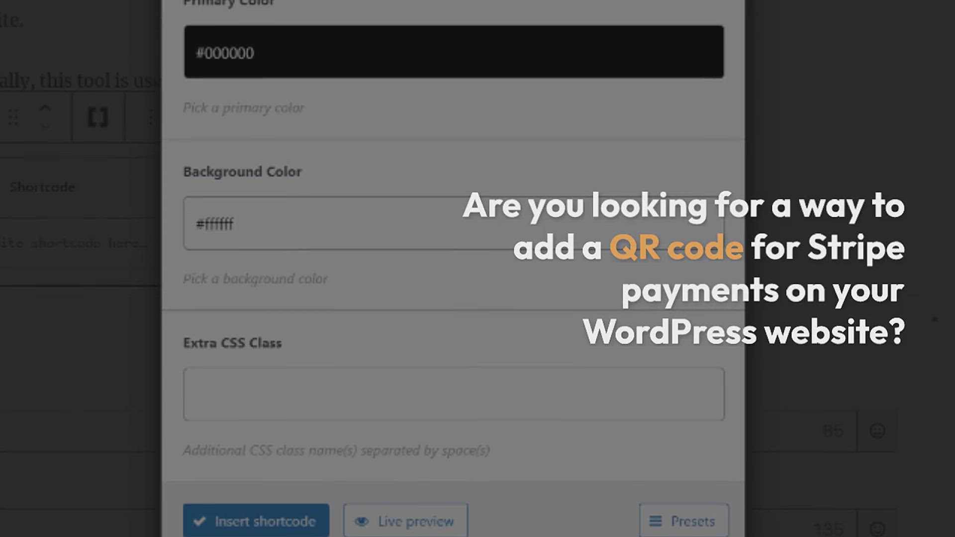 'Video thumbnail for How to Add Stripe QR Code Payment in WordPress'