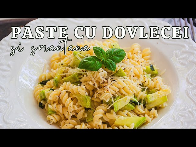 'Video thumbnail for 🍝 Paste cu dovlecei, sos de smântână și parmezan ❗RAPID❗ Simplu și delicios!'