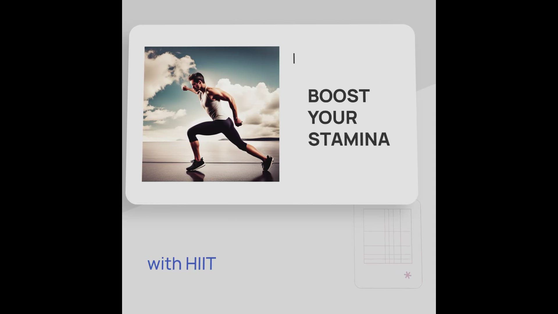 'Video thumbnail for Boost Your Stamina with HIIT'