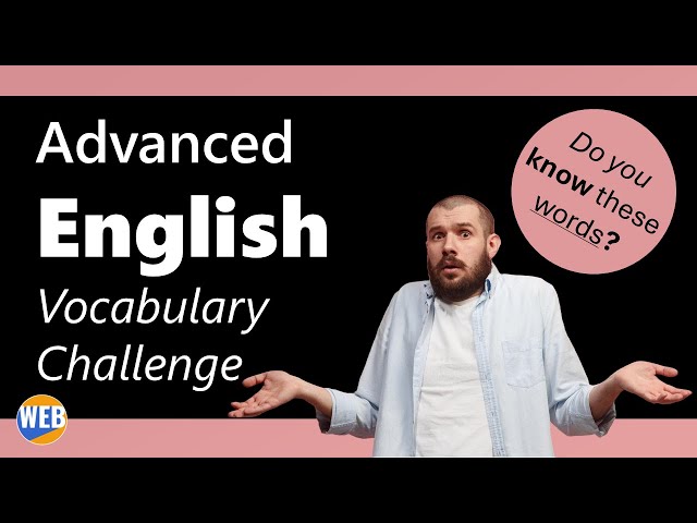 'Video thumbnail for Master These 10 Advanced Words to Expand Your Vocabulary 🧠✨'