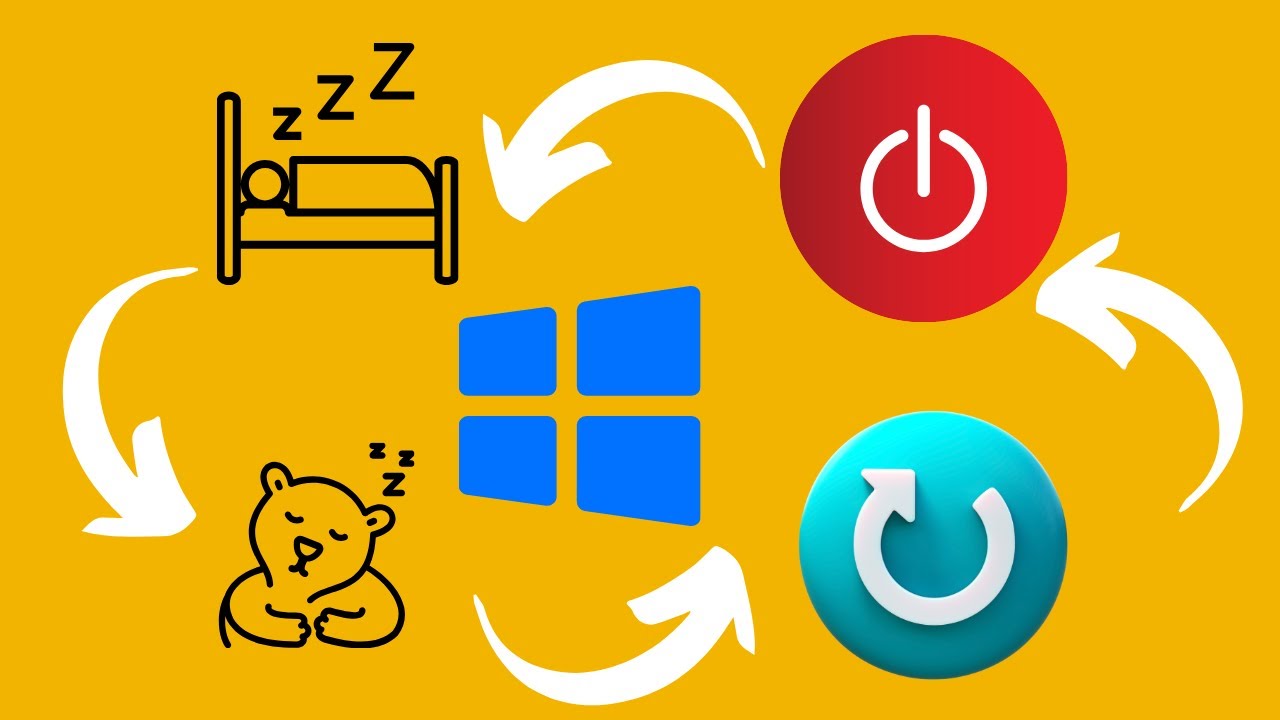 'Video thumbnail for How to Create Shutdown, Restart, Hibernate, and Sleep Shortcuts in Windows 10 | GearUpWindows'