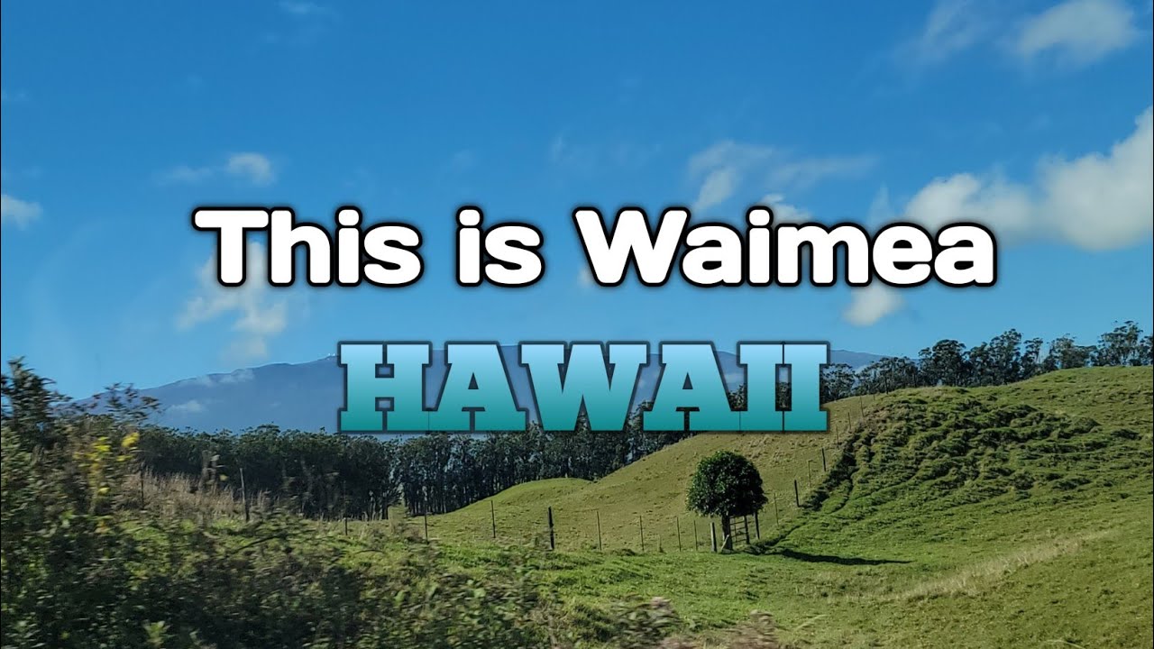 'Video thumbnail for Waimea Big Island Hawaii Misty Rainy Day KOHALA'