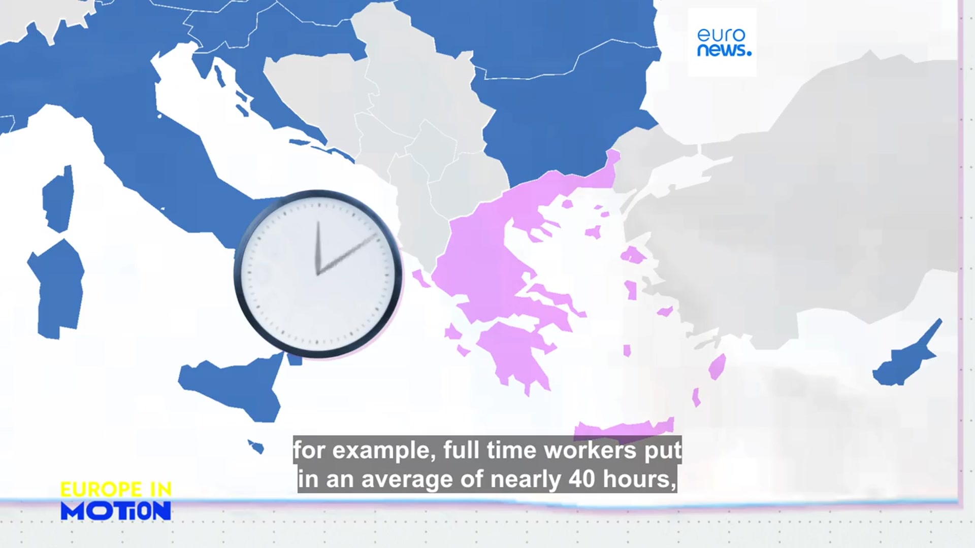 'Video thumbnail for These are the European countries with the shortest and longest working week'
