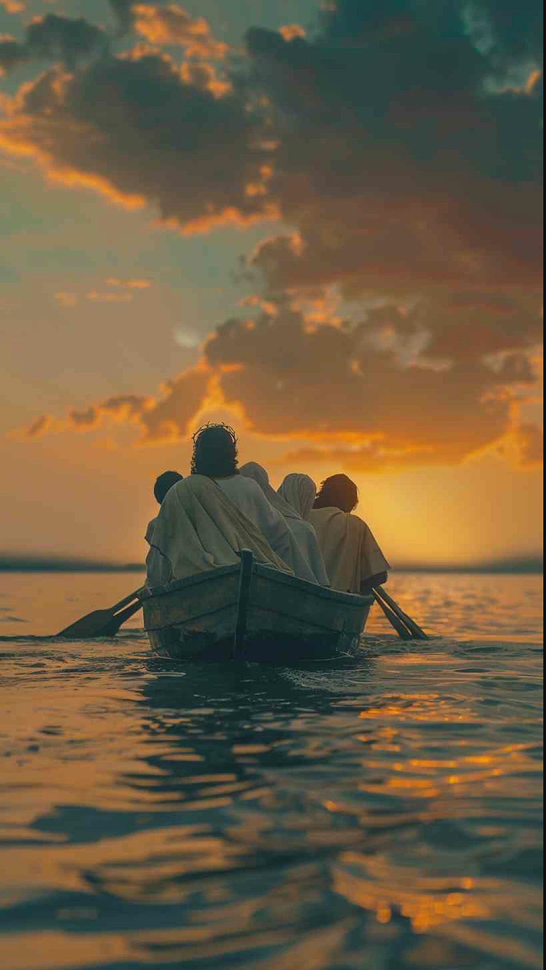 'Video thumbnail for picture of jesus in a boat'