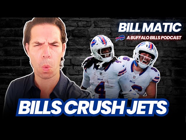 Video thumbnail for Bills DESTROY Jets 30–10 | Instant Reaction: James Cook Proves His Worth & Bosa DOMINATES