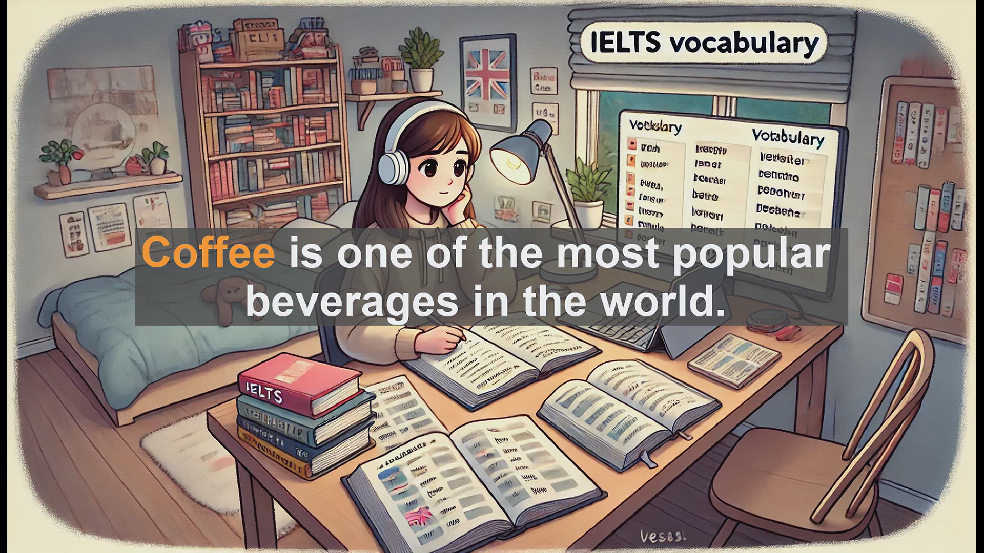 'Video thumbnail for 2500 Must Know IELTS 5.5 Vocabulary - Coffee: Essential English Vocabulary for IELTS'