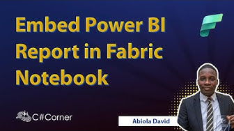 'Video thumbnail for Embed Power BI Report in Fabric Notebook'