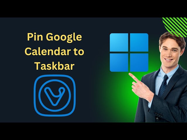 'Video thumbnail for How to Pin Google Calendar to Windows 11 Taskbar using Vivaldi | GearUpWindows Tutorial'