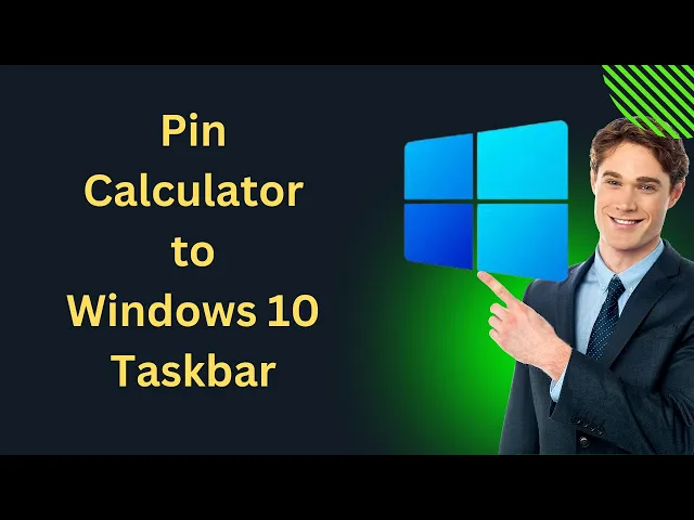 'Video thumbnail for How to Pin Calculator to Windows 10 Taskbar | GearUpWindows Tutorial'