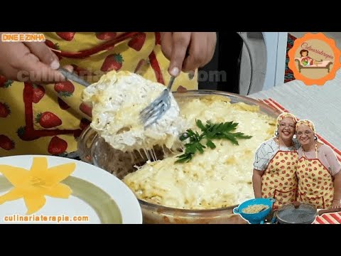 'Video thumbnail for Macarrão Cremoso com Frango ao Molho Branco - Lasanha de Frango com Macarrão'