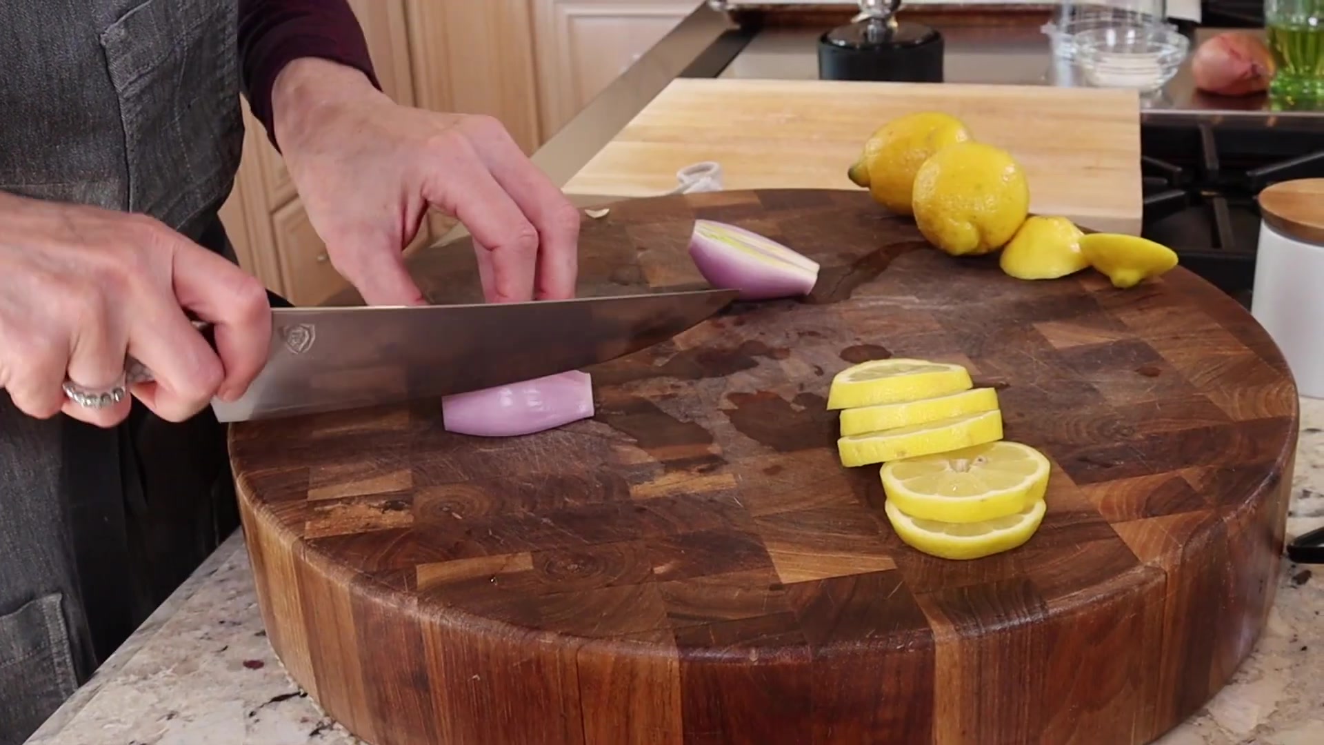 Video thumbnail for Whole Roasted Fish ¦ Black Sea Bass with Lemon Herb Oil (1080p 30fps)