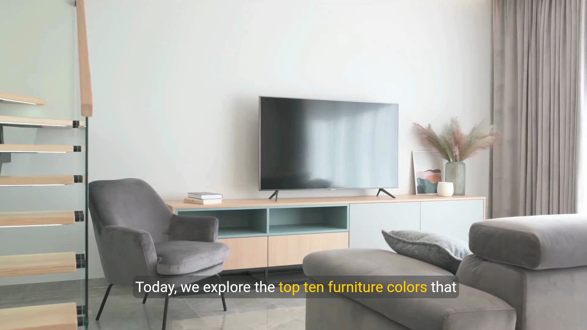 'Video thumbnail for 10 Best Furniture Colors for Living Rooms with Beige Walls'