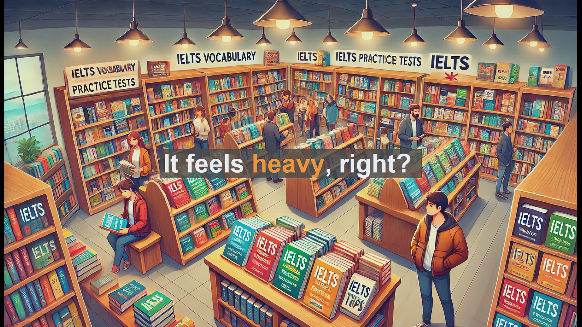 'Video thumbnail for 2500 Must Know IELTS 5.5 Vocabulary - Understanding 'Heavy': Boost Your IELTS Vocabulary'