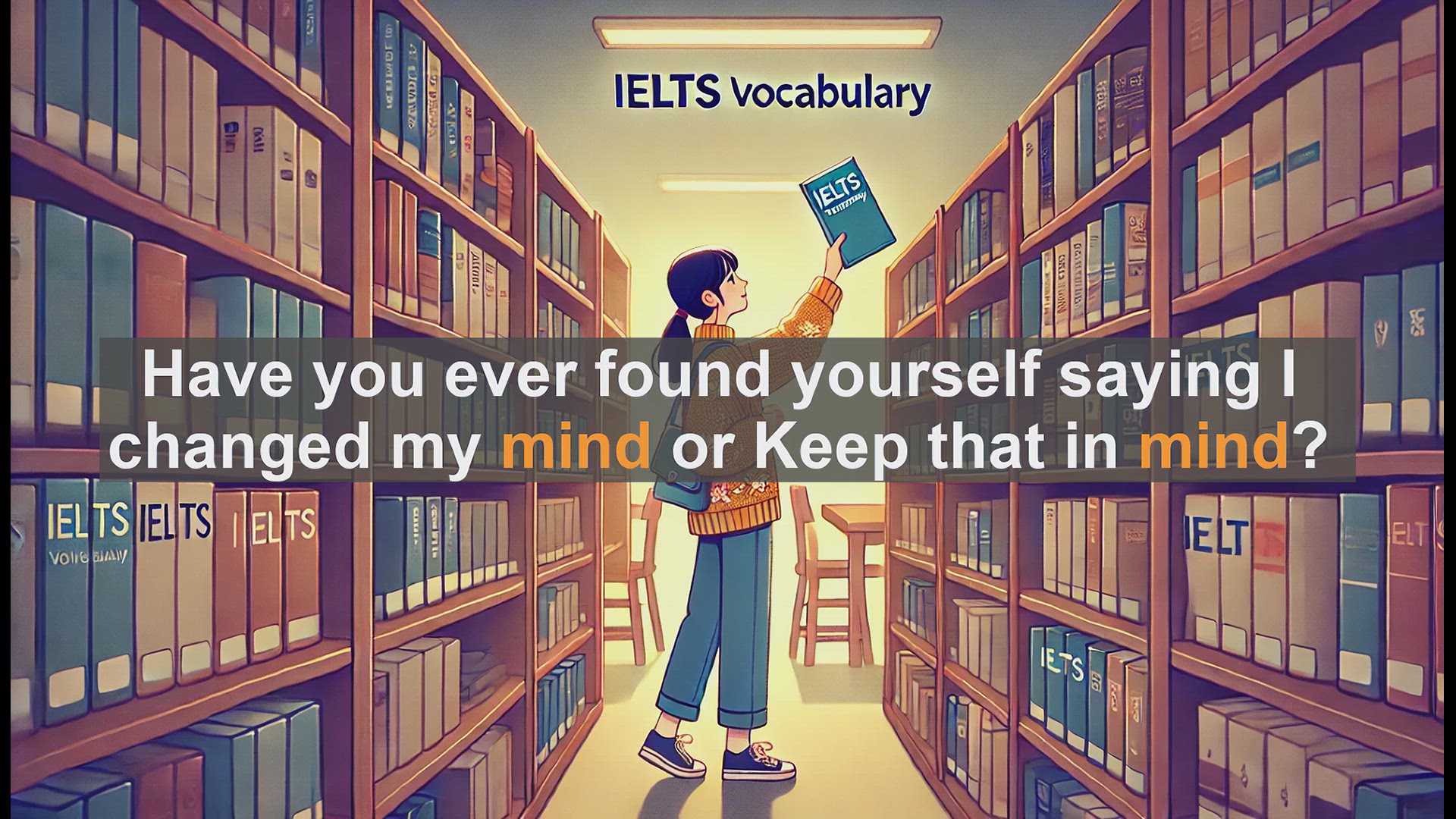 'Video thumbnail for 2500 Must Know IELTS 5.5 Vocabulary - Understanding the Word 'Mind': Essential for IELTS 5.5'