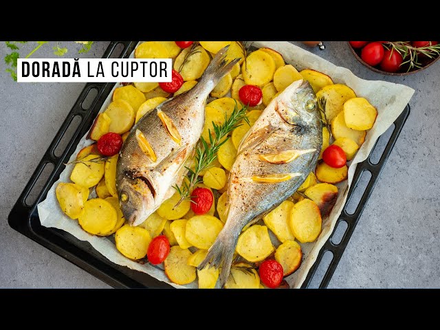'Video thumbnail for Doradă la cuptor cu cartofi și rozmarin | Bucate Aromate'