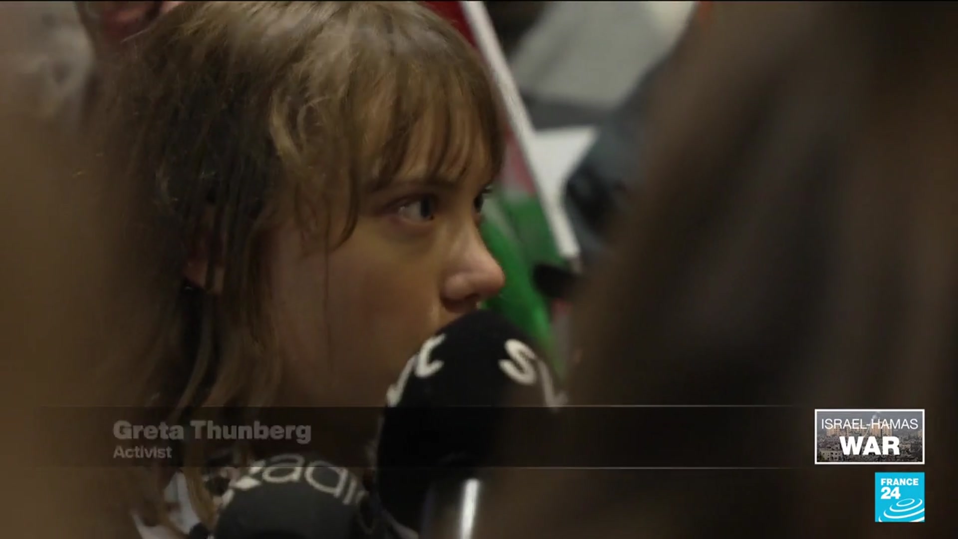 'Video thumbnail for Greta Thunberg back in Sweden after deportation from Israel over Gaza aid ship'