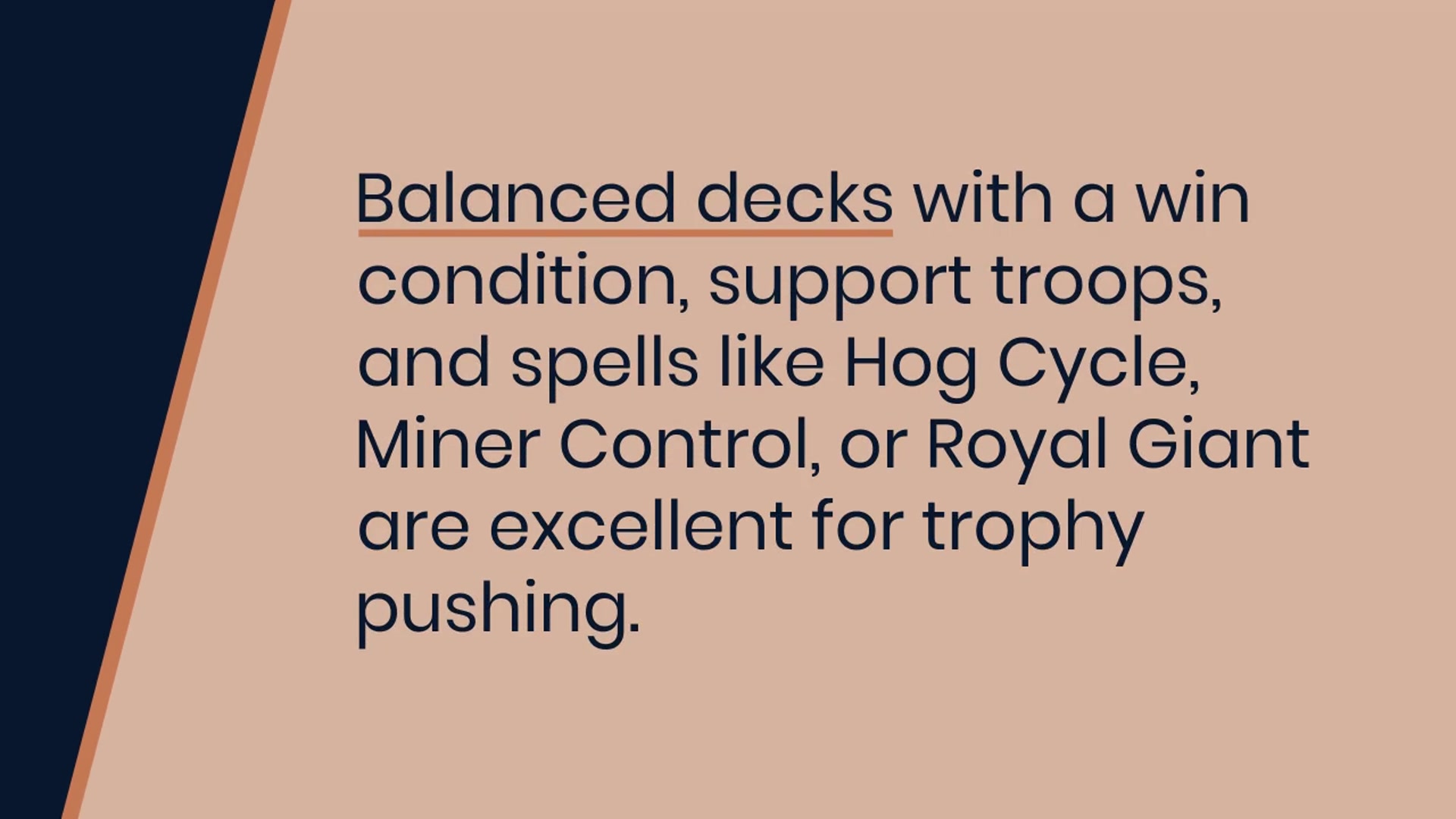 Video thumbnail for Clashroyal trophy pushing tips