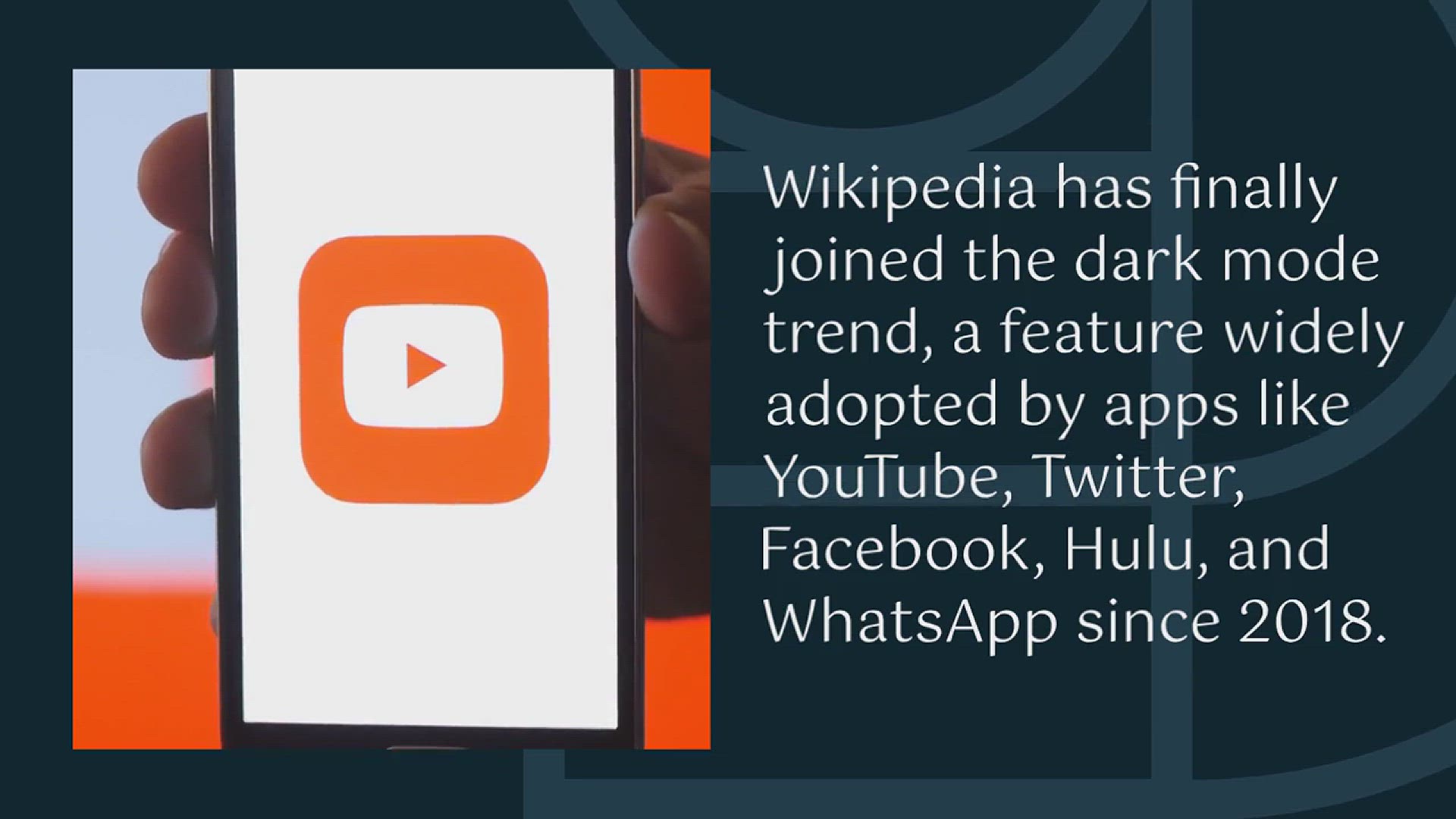 'Video thumbnail for How to Enable Dark Mode on Wikipedia'