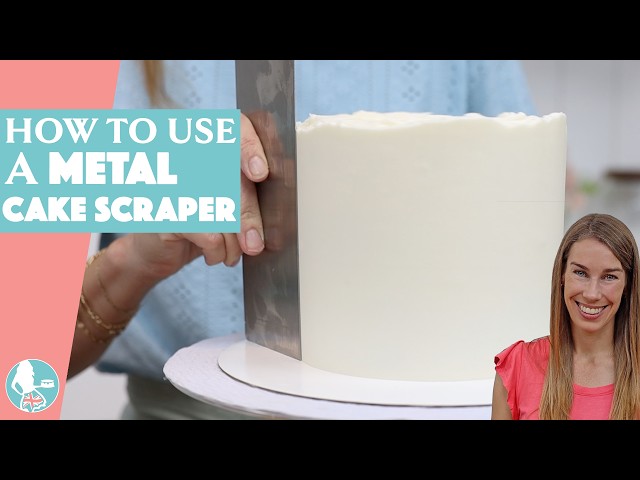Video thumbnail for How to Use a Metal Cake Scraper