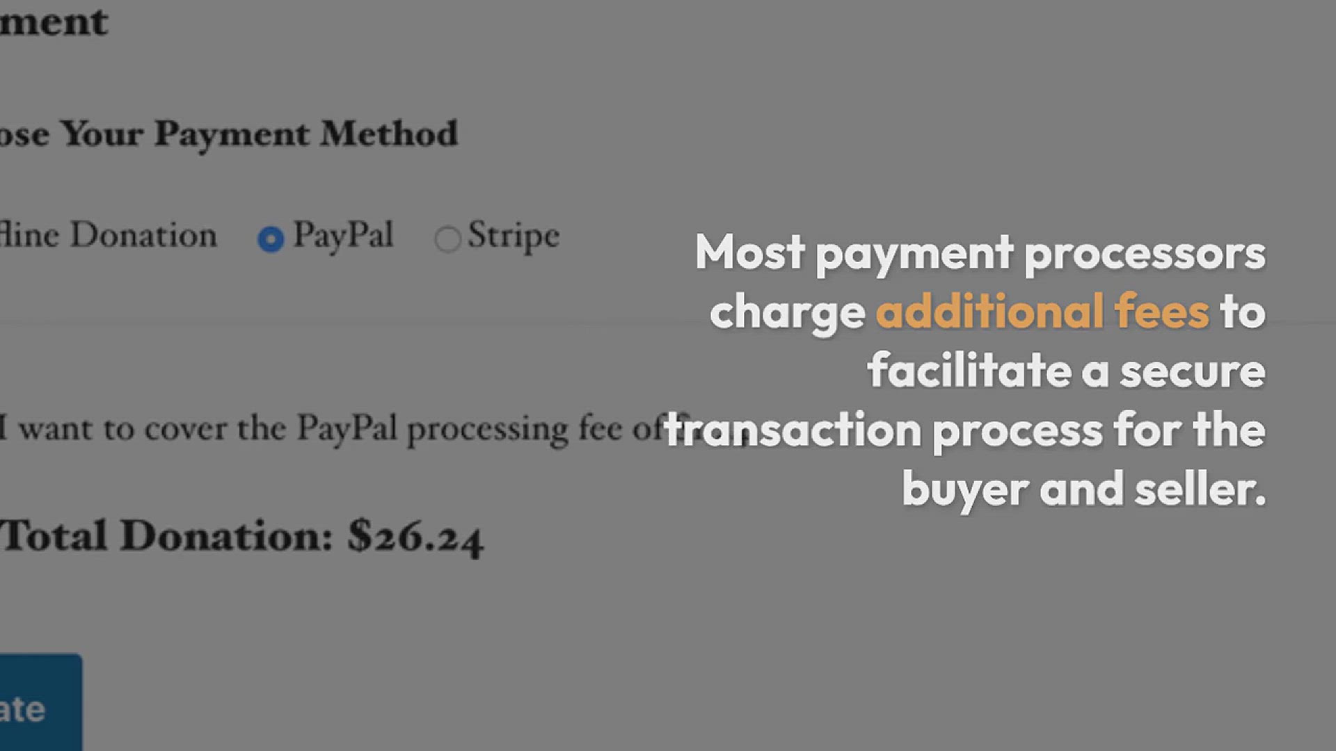 'Video thumbnail for How to Pass Payment Processing Fees to Customers in WordPress'