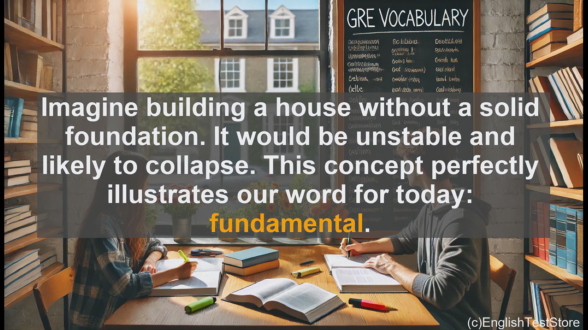 'Video thumbnail for GRE Vocabulary Lesson: The Fundamental Importance of Fundamentals'