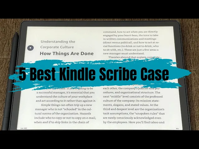 'Video thumbnail for 5 Best Kindle Scribe Case (2024)'