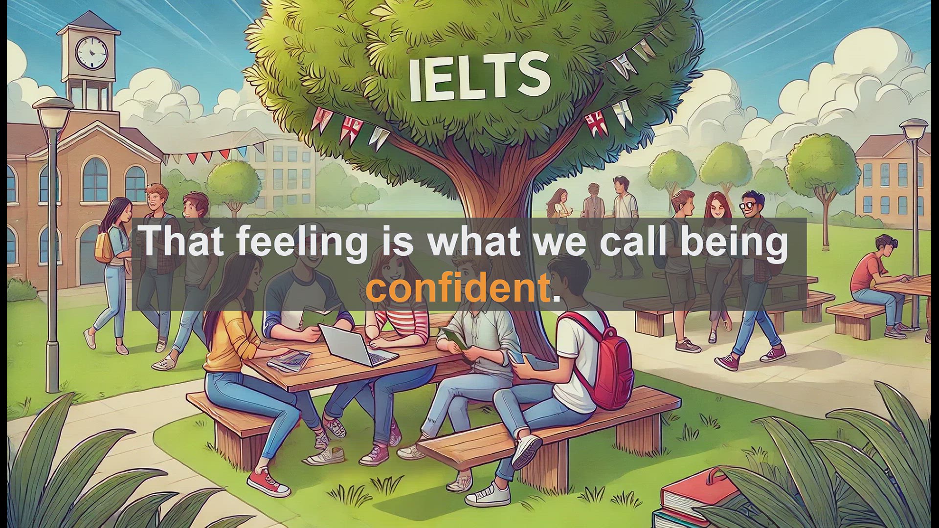 'Video thumbnail for 2500 Must Know IELTS 5.5 Vocabulary - Understanding 'Confident': Boost Your IELTS Vocabulary'